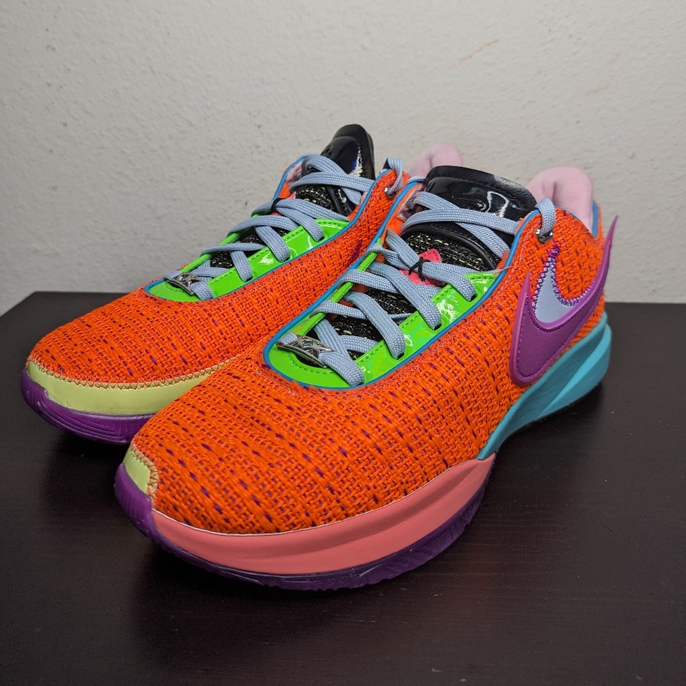 Men's Sizes Nike LeBron 20 Chosen One Multicolor Basketball Shoes Low Top